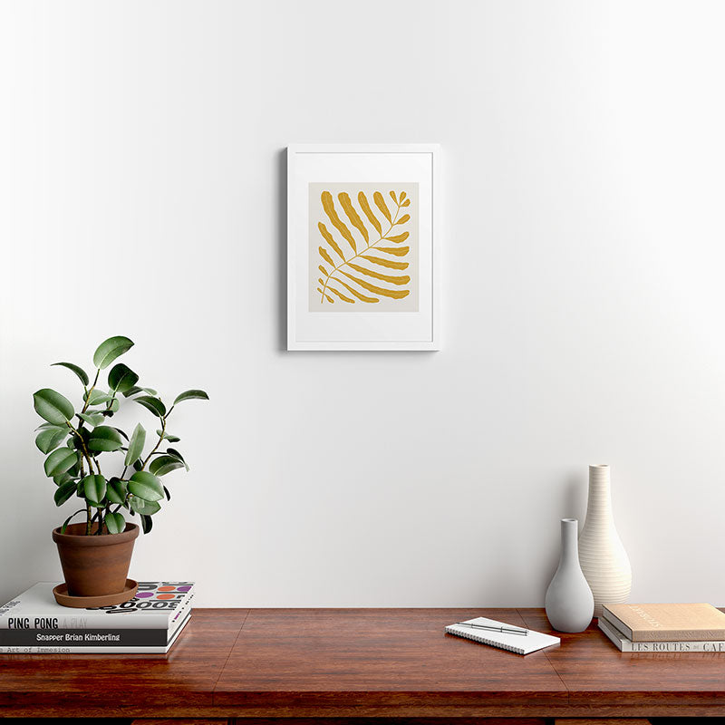 Yellow Plant Framed Art Print Gallery Image 32
