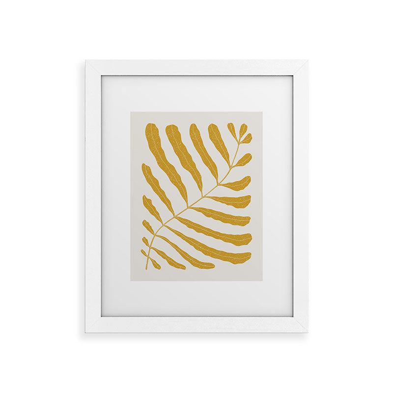 Yellow Plant Framed Art Print Gallery Image 75