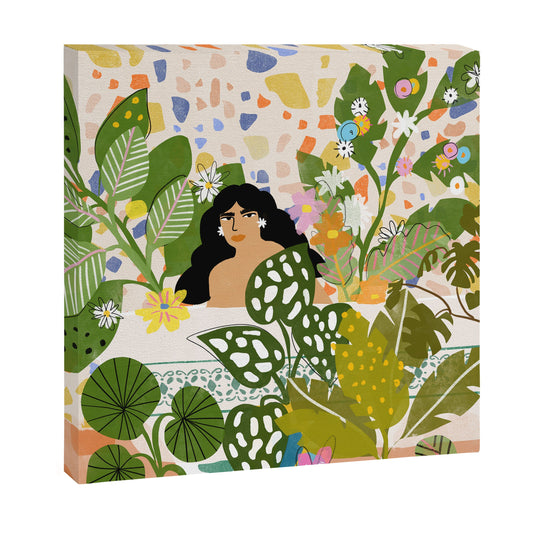 Bathing with Plants Canvas Print Gallery Image 2