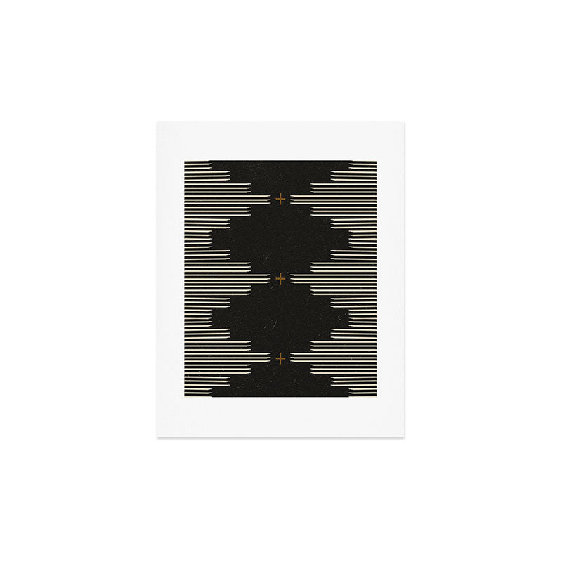 Southwestern Minimalist Black & White Art Print Gallery Image 2