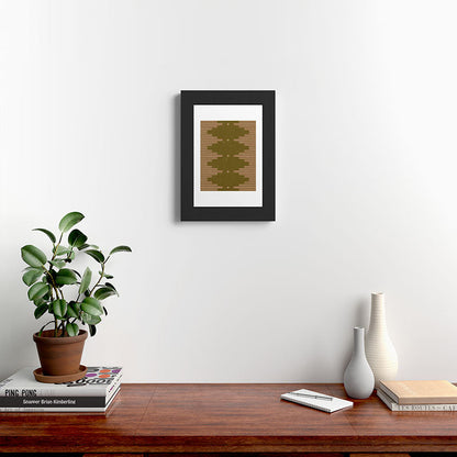 Southwestern Minimalist Retro Green & Pink Framed Art Print Gallery Image 42