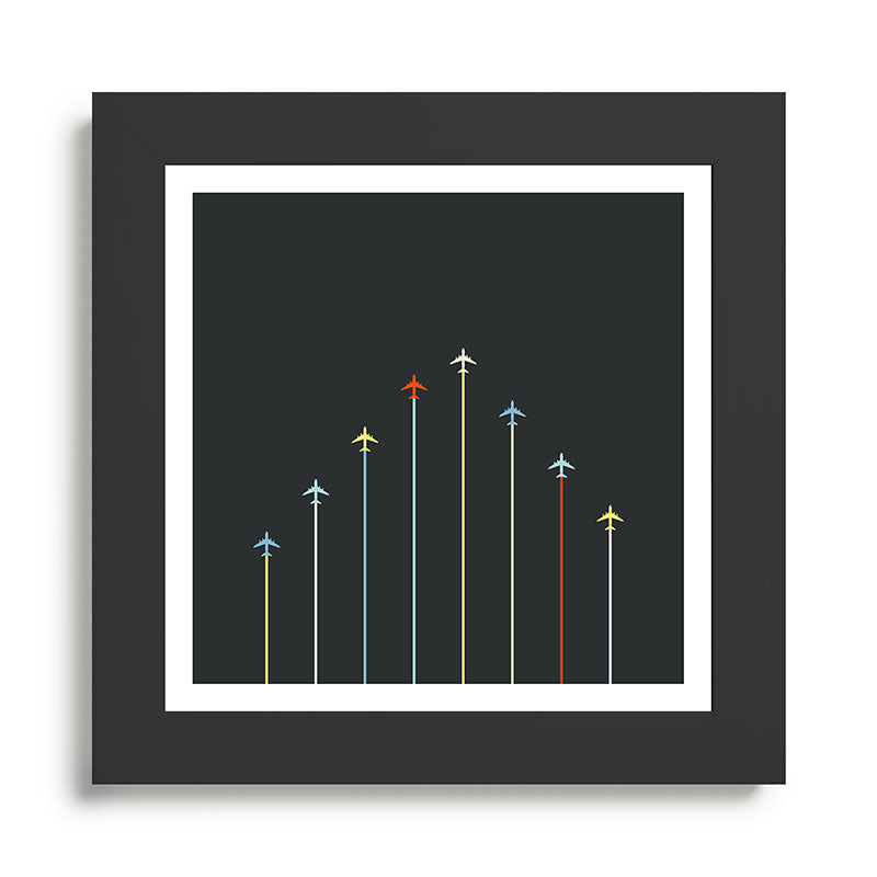 Retro Airplanes 06 Framed Art Print Gallery Image 46