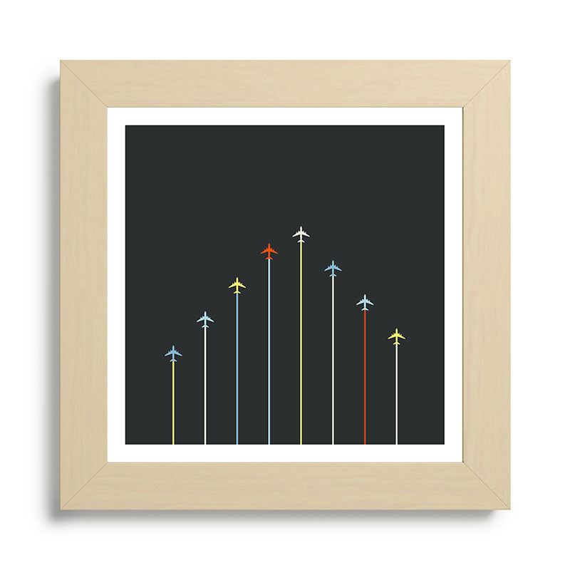 Retro Airplanes 06 Framed Art Print Gallery Image 68