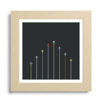 Retro Airplanes 06 Framed Art Print Gallery Image 68