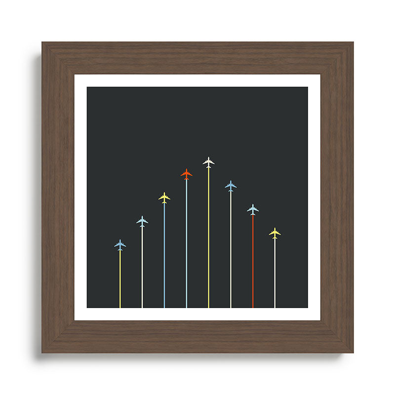 Retro Airplanes 06 Framed Art Print Gallery Image 57
