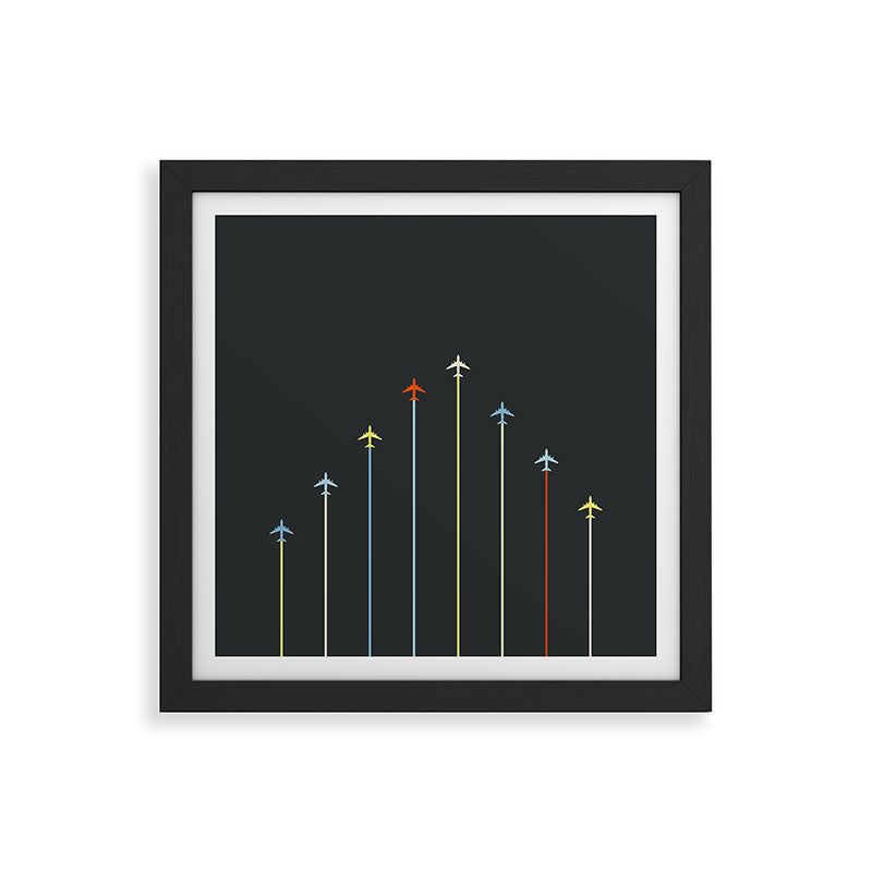 Retro Airplanes 06 Framed Art Print Gallery Image 50