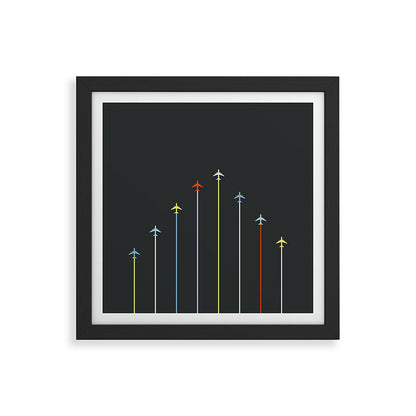 Retro Airplanes 06 Framed Art Print Gallery Image 50