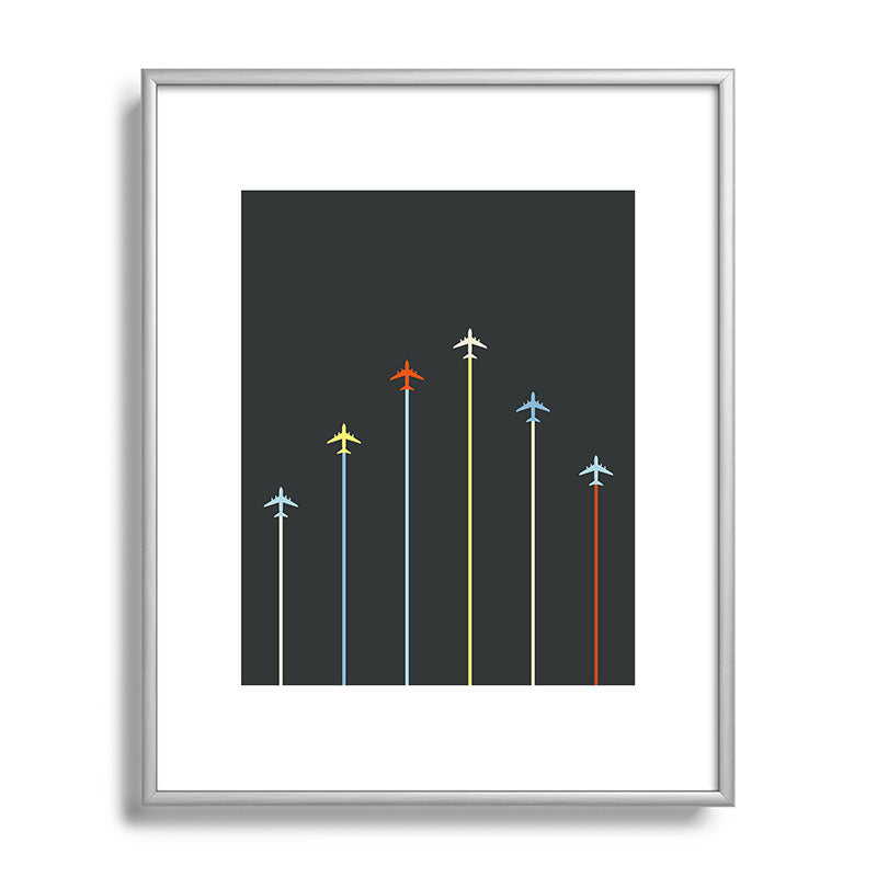 Retro Airplanes 06 Framed Art Print Gallery Image 129
