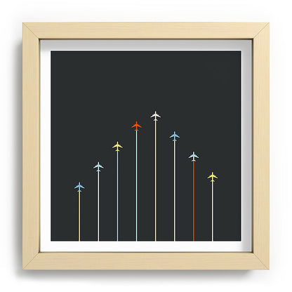 Retro Airplanes 06 Framed Art Print Gallery Image 106