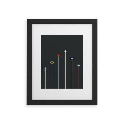 Retro Airplanes 06 Framed Art Print Gallery Image 41