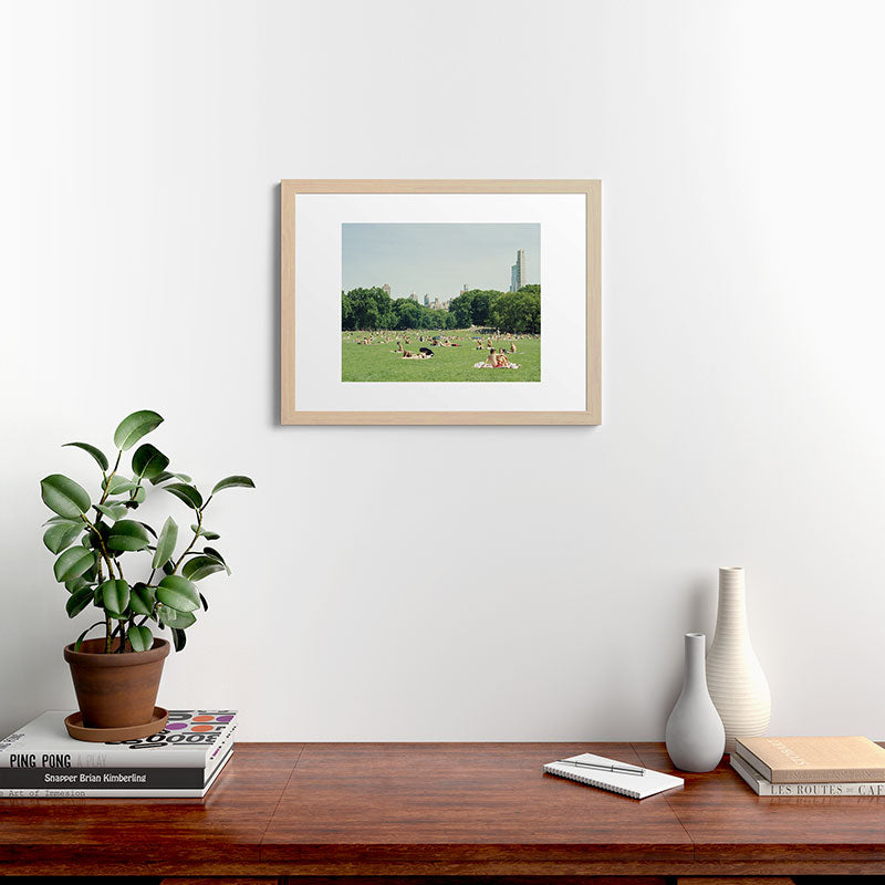 Summer in Central Park New York City | 35mm Film Photography Framed Art Print Gallery Image 47