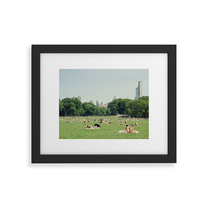 Summer in Central Park New York City | 35mm Film Photography Framed Art Print Gallery Image 32