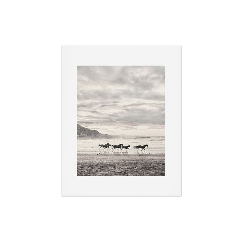 Horses on the Beach Art Print Gallery Image 4
