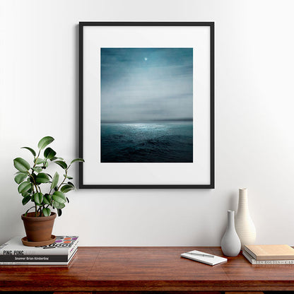 Sea Under Moonlight Framed Art Print Gallery Image 7