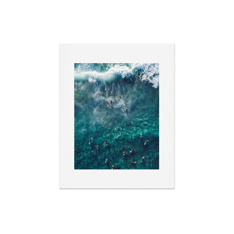 Surfing in the Ocean 2 Art Print Gallery Image 4