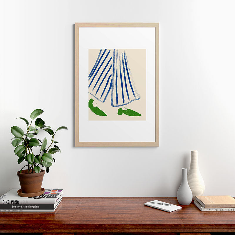 Green Shoes Framed Art Print Gallery Image 48