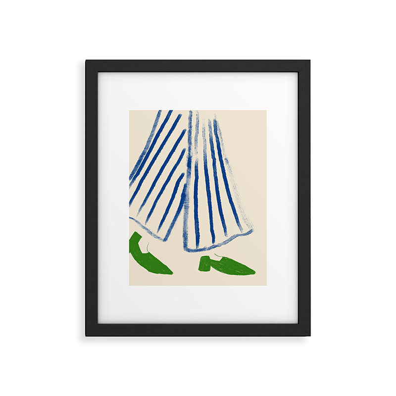 Green Shoes Framed Art Print Gallery Image 2