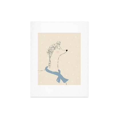 Winter Poodle Art Print Gallery Image 6