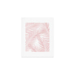 Blush Pink Palm Leaves Dream - Cali Summer Vibes #2 #tropical #decor #art #society6 Art Print Gallery Image 1