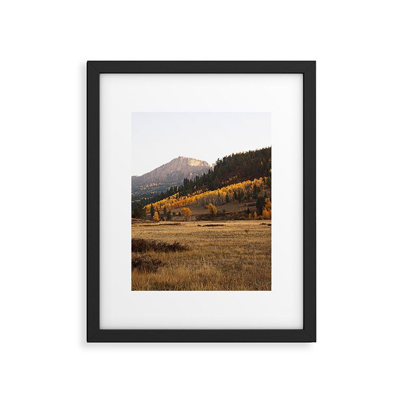 Mountain Valley Morning Light Framed Art Print Gallery Image 4