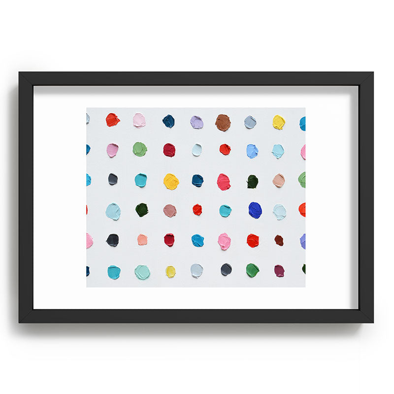 Infinite Polka Daubs Framed Art Print Gallery Image 81