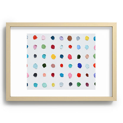Infinite Polka Daubs Framed Art Print Gallery Image 97