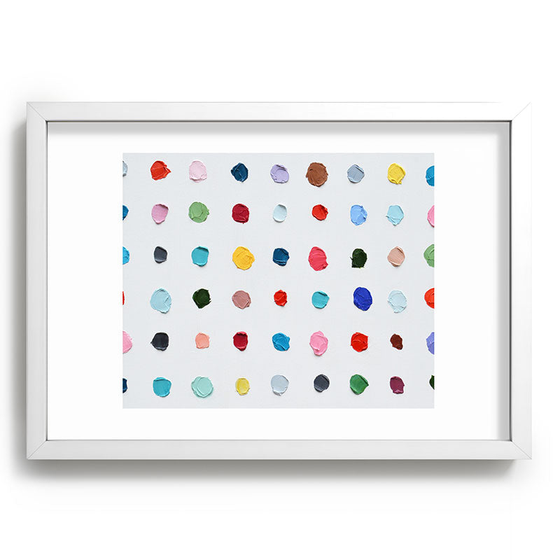 Infinite Polka Daubs Framed Art Print Gallery Image 105