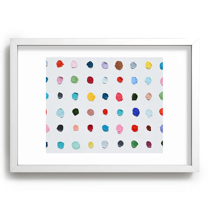Infinite Polka Daubs Framed Art Print Gallery Image 105