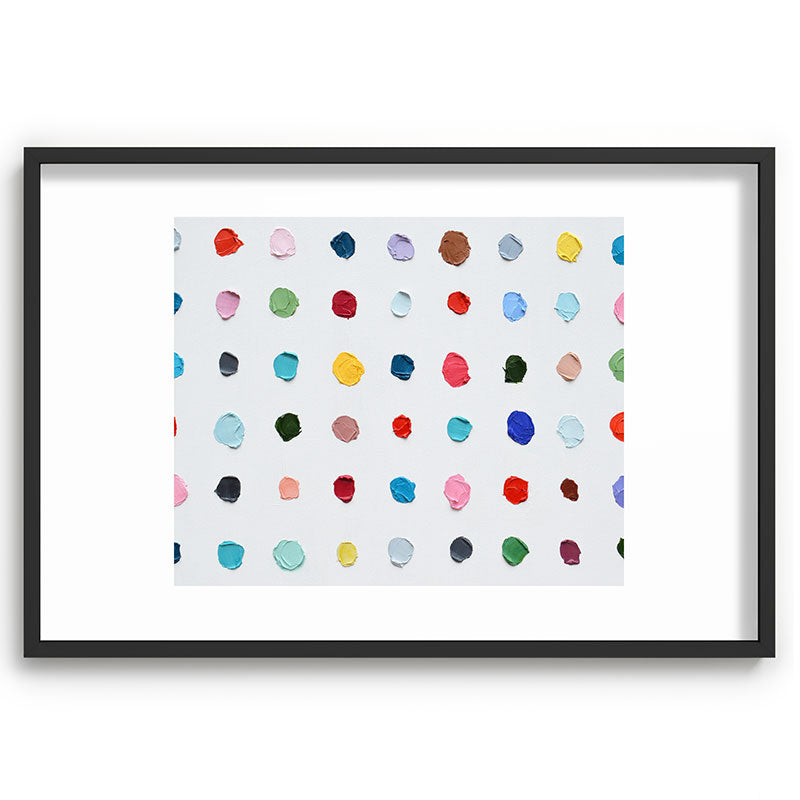 Infinite Polka Daubs Framed Art Print Gallery Image 85