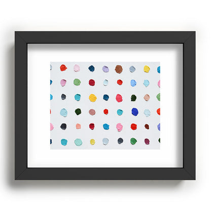 Infinite Polka Daubs Framed Art Print Gallery Image 80