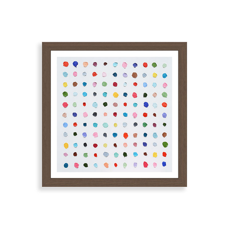 Infinite Polka Daubs Framed Art Print Gallery Image 60