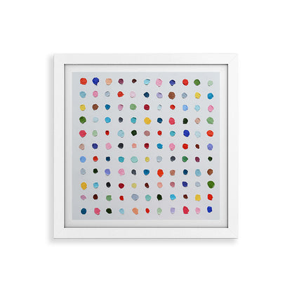 Infinite Polka Daubs Framed Art Print Gallery Image 82