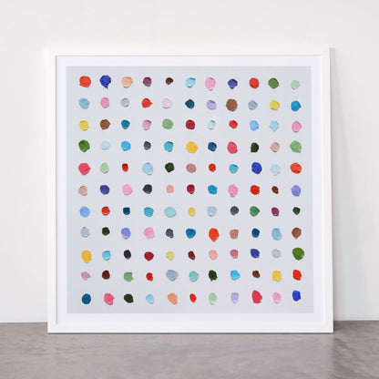 Infinite Polka Daubs Framed Art Print Gallery Image 87
