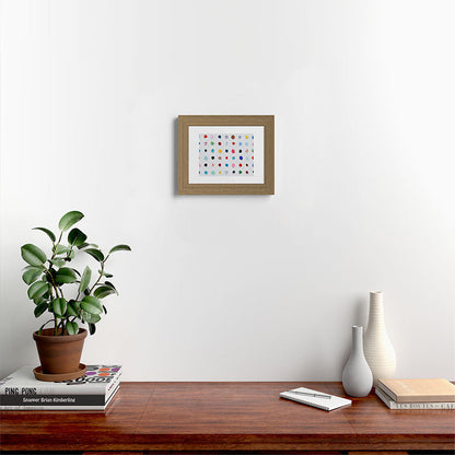 Infinite Polka Daubs Framed Art Print Gallery Image 51