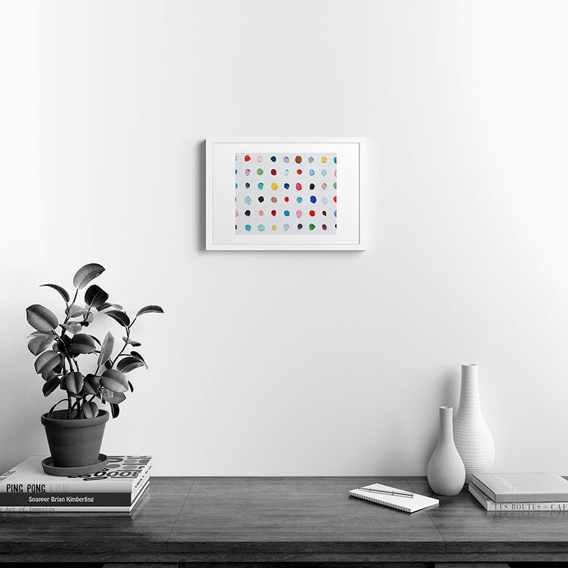 Infinite Polka Daubs Framed Art Print Gallery Image 32