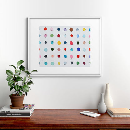 Infinite Polka Daubs Framed Art Print Gallery Image 39