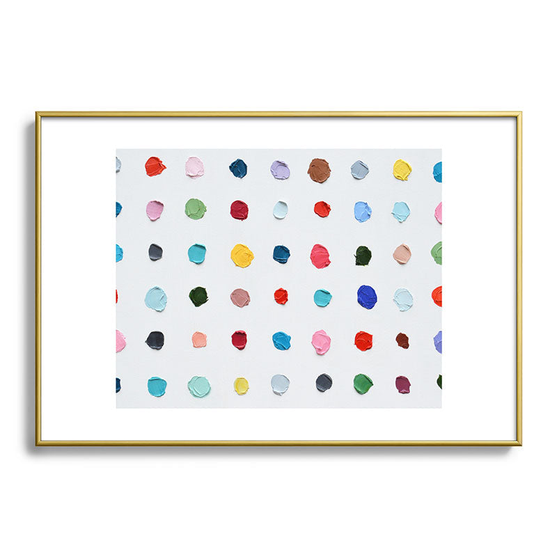 Infinite Polka Daubs Framed Art Print Gallery Image 123