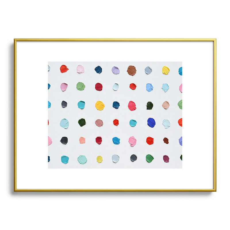 Infinite Polka Daubs Framed Art Print Gallery Image 124