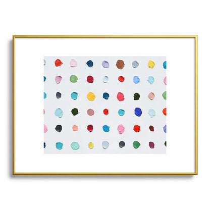 Infinite Polka Daubs Framed Art Print Gallery Image 124