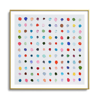 Infinite Polka Daubs Framed Art Print Gallery Image 136