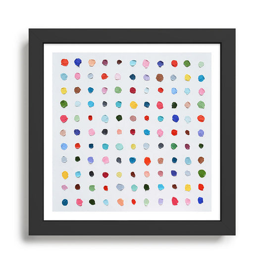 Infinite Polka Daubs Framed Art Print Gallery Image 2