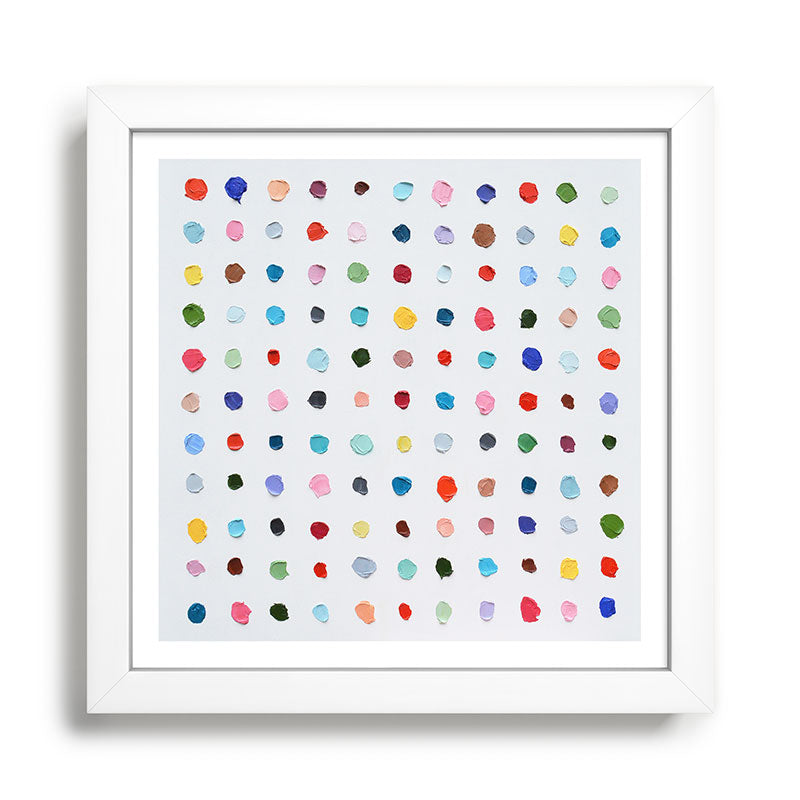 Infinite Polka Daubs Framed Art Print Gallery Image 35