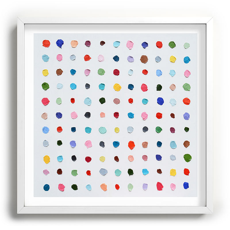Infinite Polka Daubs Framed Art Print Gallery Image 118