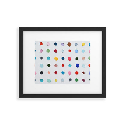 Infinite Polka Daubs Framed Art Print Gallery Image 3