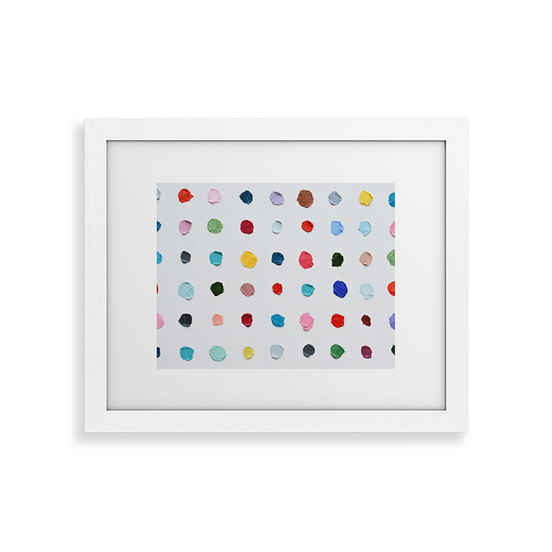Infinite Polka Daubs Framed Art Print Gallery Image 70