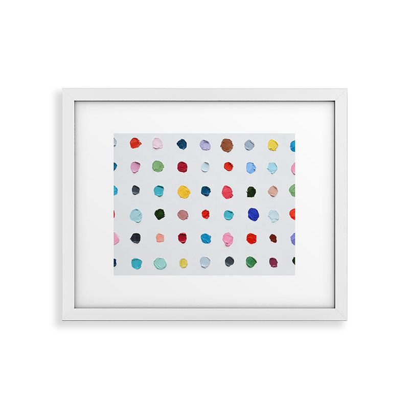Infinite Polka Daubs Framed Art Print Gallery Image 36
