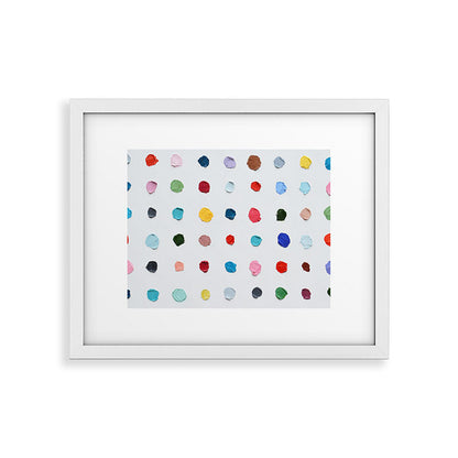 Infinite Polka Daubs Framed Art Print Gallery Image 31