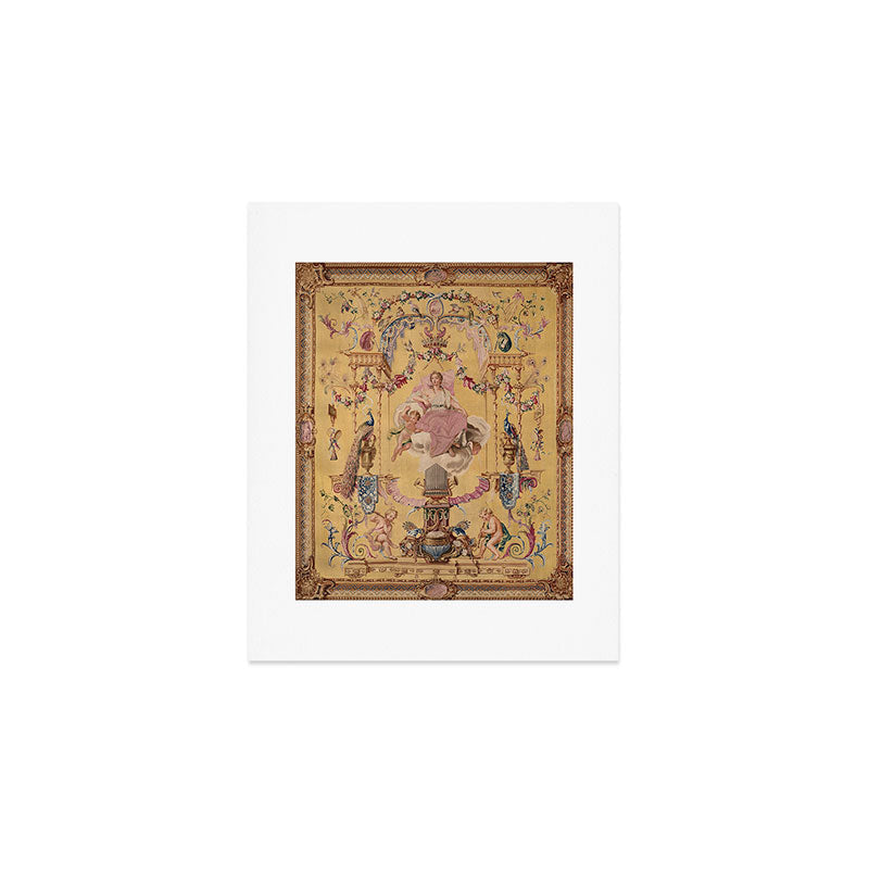 Antique 18th Century 'Portal of the Gods' French Gobelin Tapestry Art Print Gallery Image 1