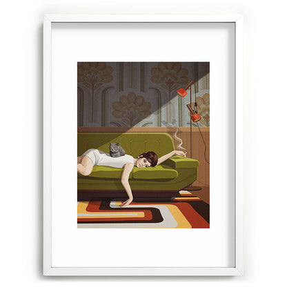 Waiting Game Framed Art Print Gallery Image 79