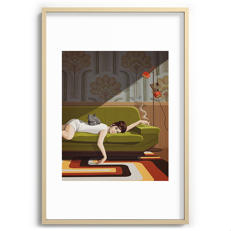Waiting Game Framed Art Print Gallery Image 74